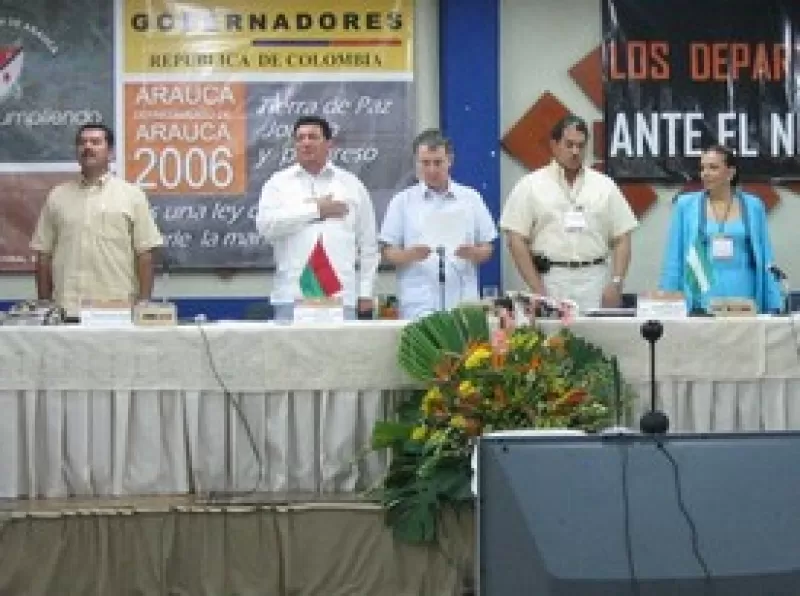 La XLIV cumbre de Gobernadores de Colombia se desarrolla en la capital de Arauca.