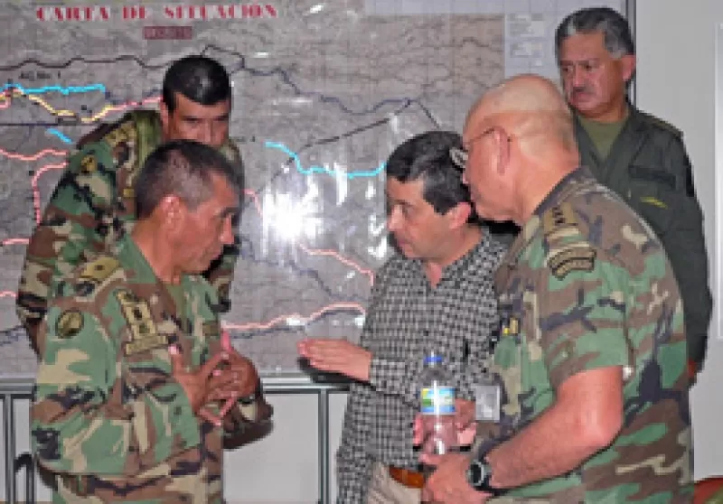 Consejo de seguridad encabezado por el ministro de defensa Camilo Ospina Bernal analizo la situación de orden público del departamento de Arauca, después de dos semanas de paro armado. 