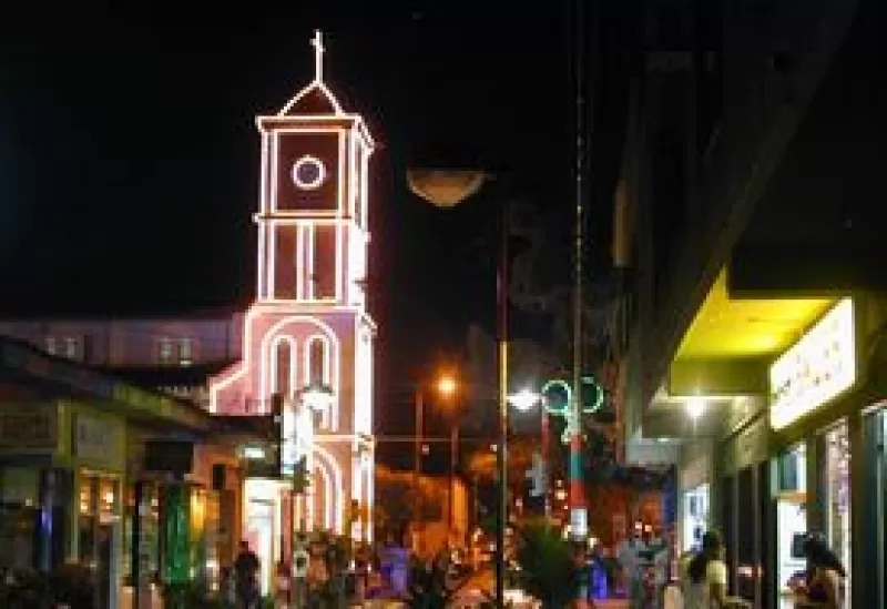 Navidad en Arauca.Catedral Santa Bárbara.