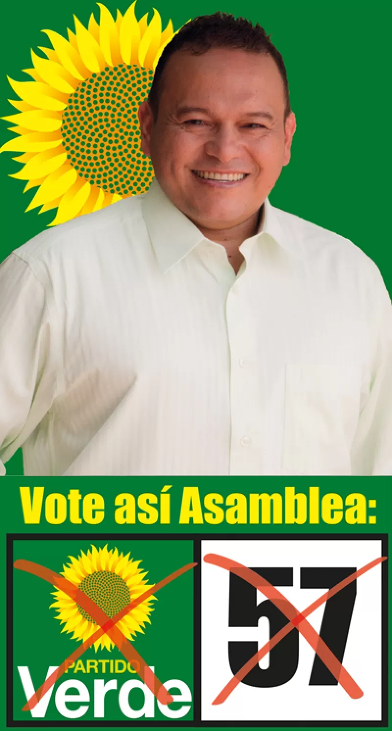 Candidato a la Asamblea de Arauca por el partido Verde