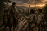 Llega a donde se encuentra Bolívar y sus hombres para entregar una valiosa información.