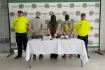 Fueron capturados por la Policía Nacional.