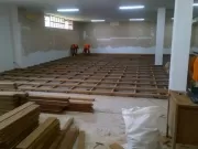 Trabajos de remodelación del salón de danza de Aguazul, Casanare.