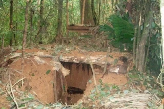 Siete campamentos y una tonelada de viveres encontró el Ejército Nacional en distintos lugares del departamento del Meta.