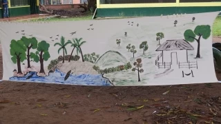 Funcionarios del Parque Nacional Natural el Tuparro y de la Corporacin  Autnoma Regional de la Orinoqua  Corporinoquia, celebraron la semana de la Biodiversidad ecosistmica en Vichada.