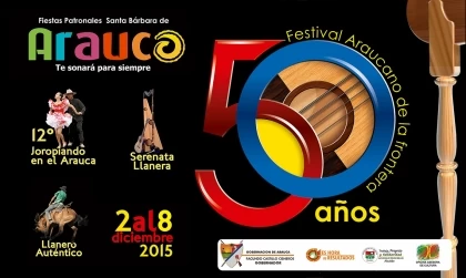 De las versiones 12° de Joropiando en el Arauca, Serenata a Arauca y El Llanero, que se desarrollan en las fiesta patronales de Santa Bárbara de Arauca.