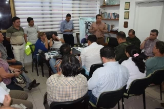 Autoridades analizaron efectos del paro armado de la guerrilla del ELN que paralizó las actividades  cotidianas de los araucanos.