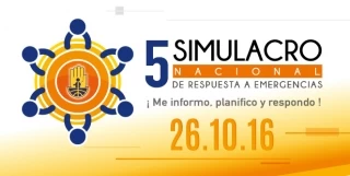 El Simulacro Nacional,  para este año en su quinta versión, estará enfocado en la respuesta a emergencias.