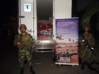 Tres mil kilos de carne de procedencia ilegal incautó el Ejército, en la población de Puerto Jordán, el destino del producto sería la capital del departamento de Arauca.