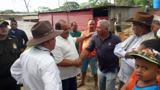 Autoridades visitaron los habitantes de las invasiones, Jerusalén y Lagunitas del municipio de Arauca,