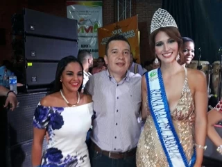 La nueva soberana del Reinado Nacional del Arroz la señorita Cesar; María Alejandra Chacón.