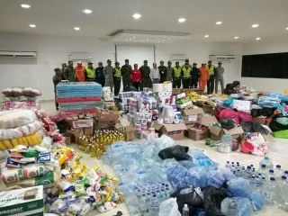 Ocho toneladas en ayudas humanitarias y diez millones en dinero en efectivo, recaudó la campaña arauca con Mocoa