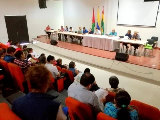 En las instalaciones de la Triada se llevó a cabo el debate sobre violencia de género, con la presencia de mujeres líderes en éste tipo de problemática social, secretarios de despacho y corporados de Yopal, Casanare.