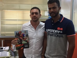 El patinador y medallista más rápido de la India Nikhilesh Tabhane.