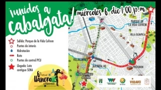 De la cabalgata del festival Llanero.