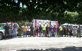 Autoridades capturan en el municipio de Tame a quince personas por microtráfico.