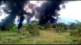 El oleoducto Caño Limón - Coveñas en Cubará, recibió la tarde de este jueves un nuevo atentado en el municipio de Cubará en el departamento de Boyacá. Es el segundo que se registra en menos de un mes.