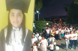 En Barranca de Upía y Cabuyaro han realizado marchas de protesta por el asesinato y violación de la niña Angie Lorena Nieto, asesinada la noche dle 31 de diciembre 2018.