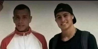 Juan Manjarrez  y Jonathan  Suescún, deportistas del Meta muertos en atentado a la Escuela de Cadetes General Santander, en Bogotá.