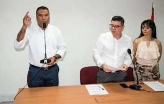 Ante el Juez de Ejecución de Penas y Medidas de Seguridad de Arauca, tomó juramento como gobernador de Arauca el médico Facundo Castillo para el período 2020 - 2023.