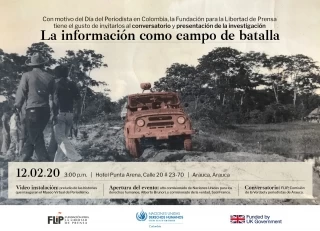 Investigación sobre asesinatos y amenazas a periodistas en tres departamentos del país. Además: entrega del informe anual de la FLIP sobre libertad de prensa en Colombia: Callar y fingir, la censura de siempre.