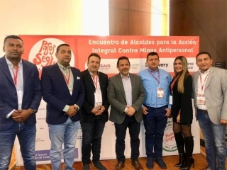 Alcalde de Arauca participó del Encuentro de Autoridades Locales para la Acción Integral Contra Minas Antipersonal  que reunió a 44 alcaldes de diferentes departamentos del país.