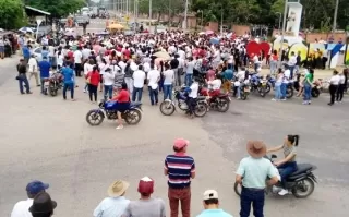 Fortuleños protestaron por la muerte de comerciante y deportista, asesinado presuntamente por obreros que había contratado.