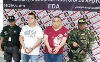Detenidos presuntos integrantes de banda delincuencial dedicada a la estafa en Meta