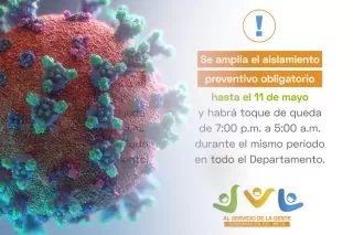 Gobernación de Meta acoge medida de aislamiento preventivo obligatorio hasta el 11 de mayo.