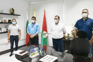 Autoridades del municipio de Arauca se reunieron para tomar medidas para enfrentar la presencia del Covid-19 en el municipio de Arauca.