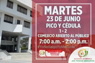 Alcaldía mantiene toque de queda de 2 de la tarde a 7 de la mañana, este martes 23 de junio.