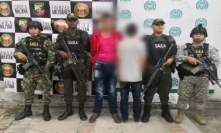 Los capturados aseguraban que pertenecían a las Farc.