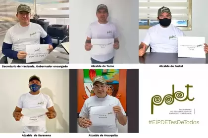 543 iniciativas fueron incluidas en los Planes de Desarrollo Territorial de la subregión Arauca