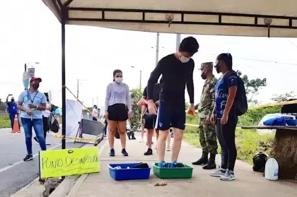 Continúa en Yopal campaña pedagógica en epicentros de actividad física
