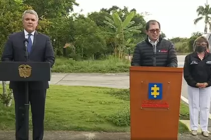 Fiscal. Francisco Barbosa y el presidente Iván Duque, desde Arauca esclarecieron asesinato de cinco personas.