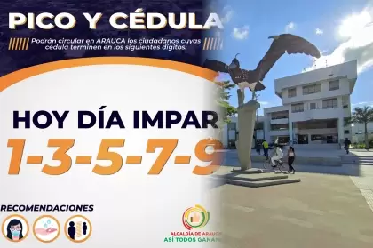 Nuevo horario del toque de queda, pasará de 10.00 p.m. a 5.00 a.m. y pico y cédula ahora sera par o impar.