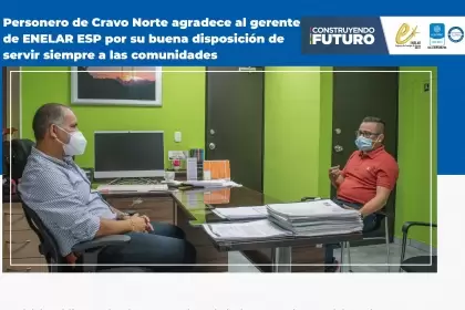 Personero agradeció a la administración actual por su disposición y buena voluntad siempre de servir a las comunidades.