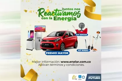 En Arauquita, Fortul, Tame, Saravena y Arauca quedaron los premios de los sorteos del mes de ENELAR ESP del programa Juntos nos Reactivamos Con La Energía..