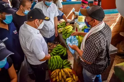 El Alcalde Luis Eduardo Castro en articulación con el INDEV logró brindar un respaldo más contundente a los comerciantes agrícolas de este sector