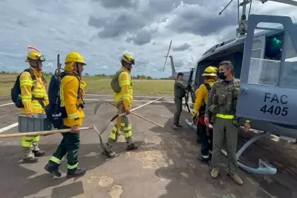 Incendio: Continúan Labores Para Mitigar Incendio En El Parque Nacional Natural El Tuparro, Vichada