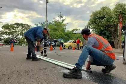 La Secretaría   de Tránsito y Transporte interviene la calle 27 de Yopal.