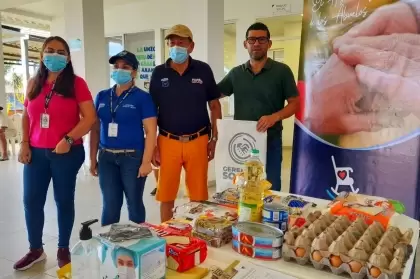 En total, se entregaron 70 paquetes nutricionales a los adultos mayores de los corregimientos de La Chaparrera y Morichal.