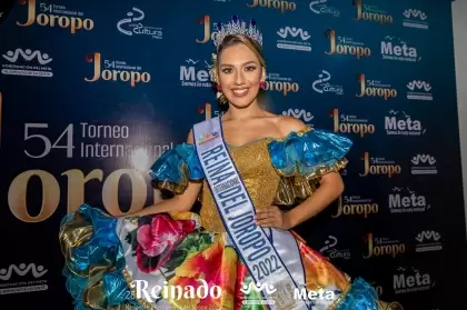 Reina:  Alejandra Arévalo Solano como la nueva Reina Internacional del Joropo 2022.