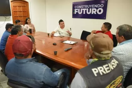El secretario de Gobierno y Seguridad Ciudadana, Edward Pinilla recibió a miembros de la USO Subdirectiva Arauca