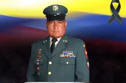  Sargento Segundo Franklin Montaña Pacagui, asesinado en combates con el ELN.