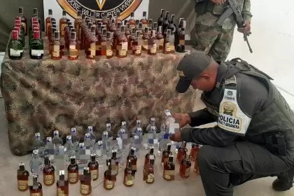 El licor incautado estaba valorada comercialmente en $4.338.000.