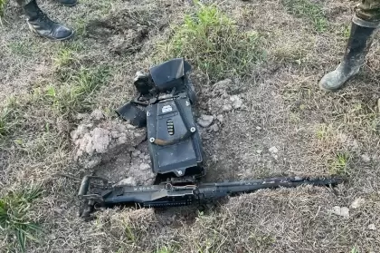 Recuperan ametralladora M-60 extraviada de aeronave militar en Arauca