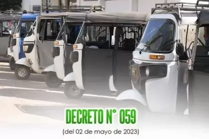 Puerto Carreño prohíbe el transporte público terrestre en motocarro en el sector urbano.