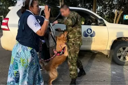Militar liberada se reencuentra con su familia en Arauca