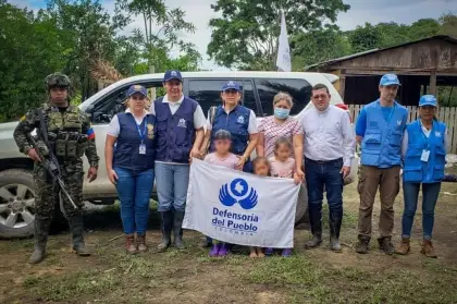 Las niñas en poder de las disidencias de las FARC regresan a salvo gracias a la Misión Humanitaria